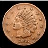Image 2 : 1863 Not One Cent Civil War Token 1c Grades vf++