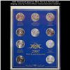 Image 1 : 2007 Statehood Quarter Mint Set in a 10 Coin slot display case by United State Commemorative Gallery