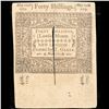 Image 3 : Colonial Currency Connecticut May 10, 1775 Fr-CT182 40s 40 Shillings Printed By T. Green Slash Cance