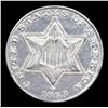 Image 2 : ***Auction Highlight*** 1858 Three Cent Silver 3cs Graded ms63+ By SEGS (fc)