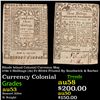 Image 1 : Rhode Island Colonial Currency May 1786 3 Shillings (3s) Fr-RI294 Printed By Southwick & Barber Grad