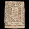 Image 2 : Rhode Island Colonial Currency May 1786 3 Shillings (3s) Fr-RI294 Printed By Southwick & Barber Grad