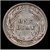 Image 3 : 1910-p Barber Dime 10c Graded ms62 details By SEGS