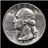 Image 2 : 1937-p Washington Quarter 25c Grades Choice Unc