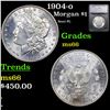 Image 1 : 1904-o Morgan Dollar $1 Graded ms66 By SEGS