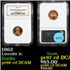 Image 1 : Proof NGC 1962 Lincoln Cent 1c Graded pr66 rd DCAM By NGC