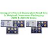 Image 1 : Group of 2 United States Mint Proof Sets 2000-2001 20 coins.