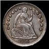 Image 2 : 1856-p Seated Liberty Half Dime 1/2 10c Grades Select AU