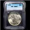 Image 2 : 1922-p Peace Dollar $1 Graded ms63 By ICG