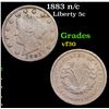 Image 1 : 1883 n/c Liberty Nickel 5c Grades vf++