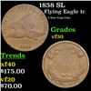 Image 1 : 1858 SL Flying Eagle Cent 1c Grades vf++