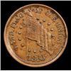 Image 2 : 1863 The Flag Civil War Token 1c Grades Choice AU/BU Slider