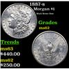 Image 1 : 1887-s Morgan Dollar $1 Grades Select Unc