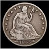 Image 2 : 1855-o Seated Half Dollar 50c Grades vf+