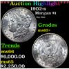 Image 1 : ***Auction Highlight*** 1902-s Morgan Dollar $1 Graded GEM+ Unc By USCG (fc)