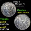 Image 1 : 1897-s Morgan Dollar $1 Grades Unc Details