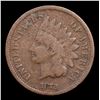 Image 2 : 1872 Indian Cent 1c Grades vg+