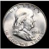 Image 2 : 1948-d Franklin Half Dollar 50c Grades Select Unc+ FBL