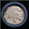 Image 2 : Buffalo Nickel Shotgun Roll in Old Bank Style 'Bell Telephone'  Wrapper 1923 & S Mint Ends