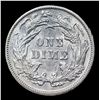 Image 3 : 1889-p Seated Liberty Dime 10c Graded ms65 By SEGS