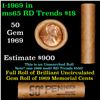 Image 1 : Shotgun Lincoln 1c roll, 1969-p 50 pcs Brandt Wrapper