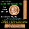 Image 1 : Shotgun Lincoln 1c roll, 1971-d 50 pcs Brandt Wrapper