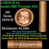 Image 1 : Shotgun Lincoln 1c roll, 1979-d 50 pcs Brandt Wrapper