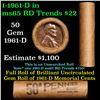 Image 1 : Shotgun Lincoln 1c roll, 1961-d 50 pcs Brandt Wrapper