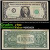 Image 1 : **Star Note** 1963B $1 'Barr Note' Federal Reserve Note (New York, NY) FR-1902E (star) Grades vf++