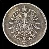 Image 2 : 1875-B Germany Empire 1 Mark Wilhelm I KM-7 Grades vf+