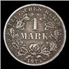 Image 3 : 1875-B Germany Empire 1 Mark Wilhelm I KM-7 Grades vf+