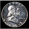 Image 2 : Proof 1962 Franklin Half Dollar 50c Grades GEM+ Proof