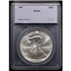 Image 4 : ***Auction Highlight*** 1995-p Silver Eagle Dollar $1 Graded ms69+ By SEGS (fc)