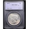 Image 4 : 1927-d Peace Dollar $1 Graded ms62 details By SEGS