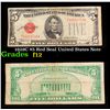 Image 1 : 1928C $5 Red Seal United States Note Grades f, fine
