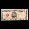 Image 2 : 1928C $5 Red Seal United States Note Grades f, fine