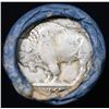 Image 2 : Buffalo Nickel Shotgun Roll in Old Bank Style 'Bell Telephone'  Wrapper 1916 & D Mint Ends.