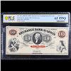 Image 2 : PCGS 1858-1879 $10 ABNC Souvenir Card, Exchange Bank of St. Louis, 1979 ANA SCCS SO-10 Graded cu65 B