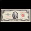Image 2 : **Star Note** 1953B $2 Red Seal United States Note Grades vf++