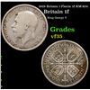 Image 1 : 1929 Britain 1 Florin 1f KM-834 Grades vf++