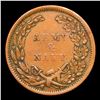 Image 3 : 1863 Army & Navy Civil War Token 1c Grades Choice AU