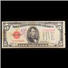 Image 2 : 1928C $5 Red Seal United States Note Grades vf details