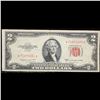 Image 2 : 1953B $2 Red Seal United States Note Grades vf+