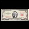 Image 2 : 1953B $2 Red Seal United States Note Grades vf+