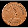 Image 3 : 1863 Knickerbocker Civil War Token 1c Grades Choice AU