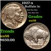 Image 1 : 1927-s Buffalo Nickel 5c Grades Choice AU/BU Slider
