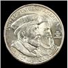 Image 2 : 1924 Huguenot Old Commem Half Dollar 50c Grades Choice+ Unc
