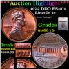 Image 1 : ***Auction Highlight*** 1972 DDO FS-101 Lincoln Cent 1c Graded ms66 rb By SEGS (fc)