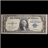 Image 2 : **Star Note** 1935F $1 Blue Seal Silver Certificate Grades vf+