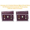 Image 1 : Group of 2 United States Mint Proof Sets 1990-1991 10 coins